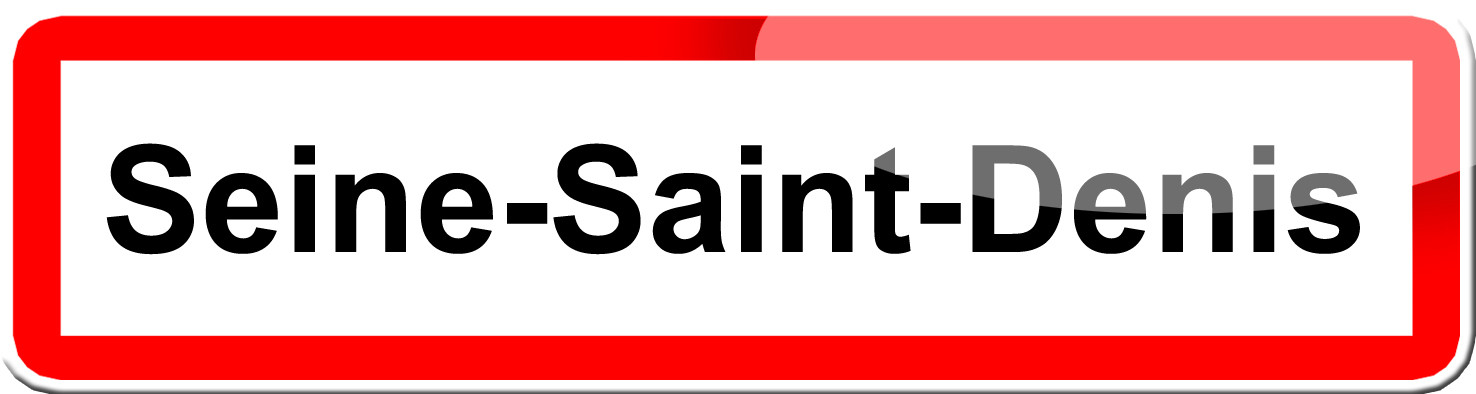 Seine-Saint-Denis (15x4cm) - Sticker/autocollant