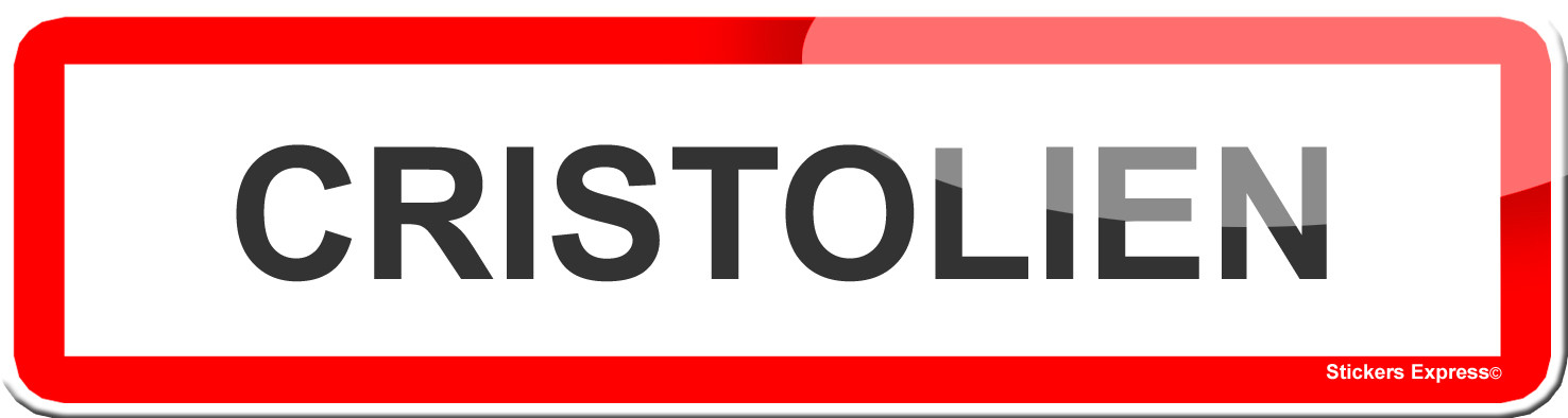 Cristolien (15x4cm) - Sticker/autocollant