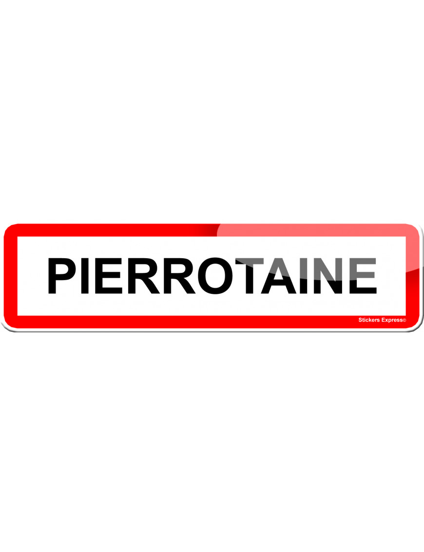 Pierrotaine (15x4cm) - Sticker/autocollant