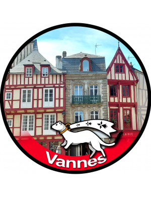 Vannes - 20x20cm - Sticker/autocollant