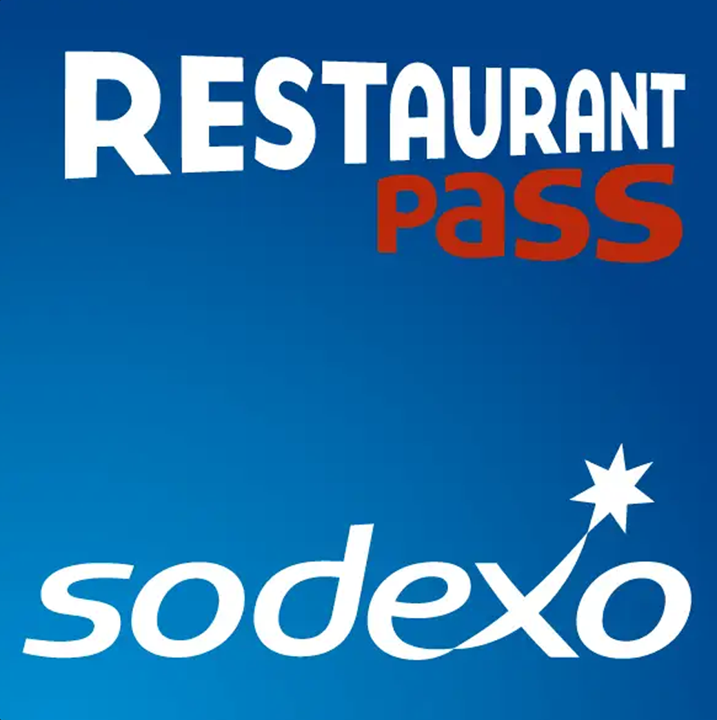 Sodexo pass restaurant accepté - 20x20cm - Sticker/autocollant