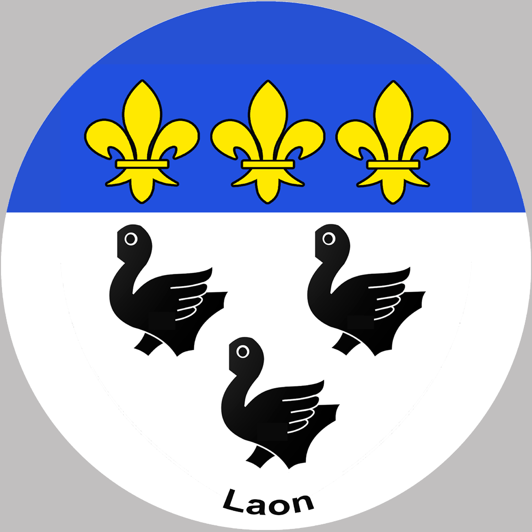 Laon (10cm) - Sticker/autocollant