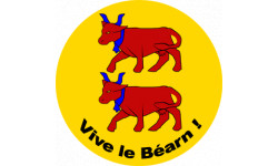 Vive le Béarn (15x15cm) - Sticker/autocollant