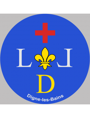 Digne-les-Bains (5cm) - Sticker/autocollant