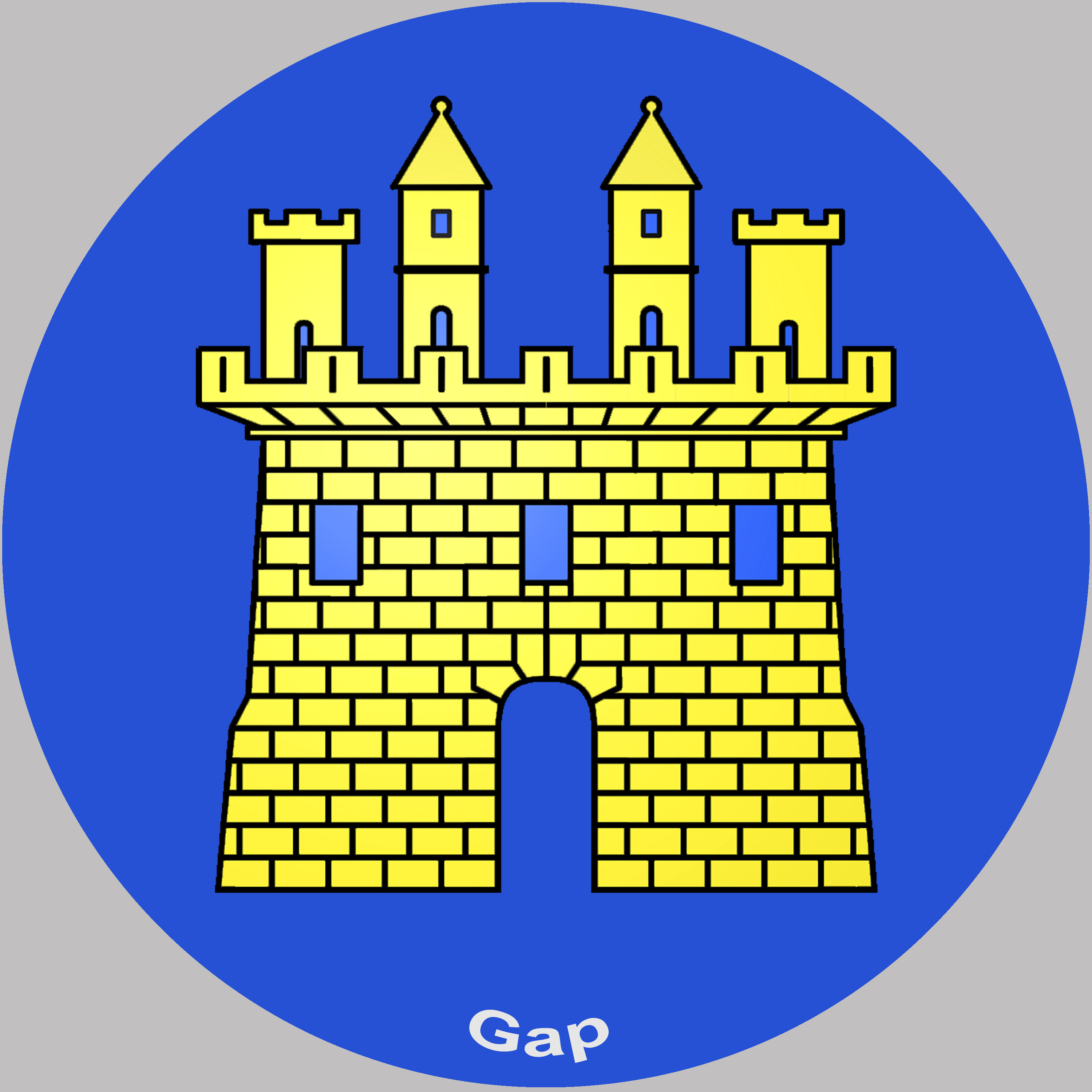 Gap (20cm) - Sticker/autocollant