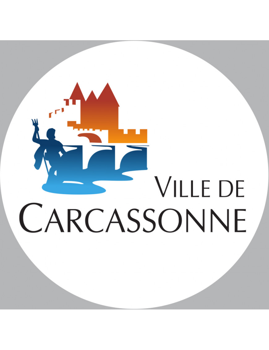 Carcassonne (15cm) - Sticker/autocollant