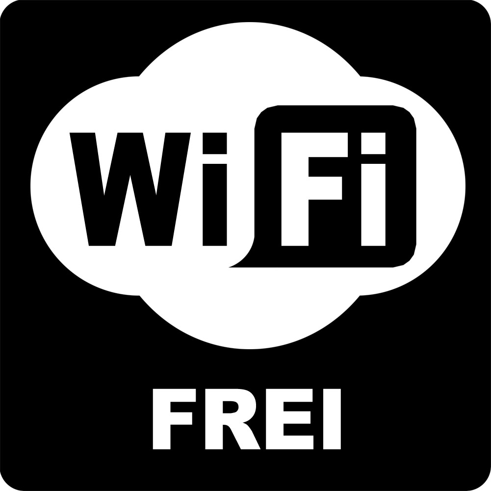 WIFI Frei - 5cm - Sticker/autocollant