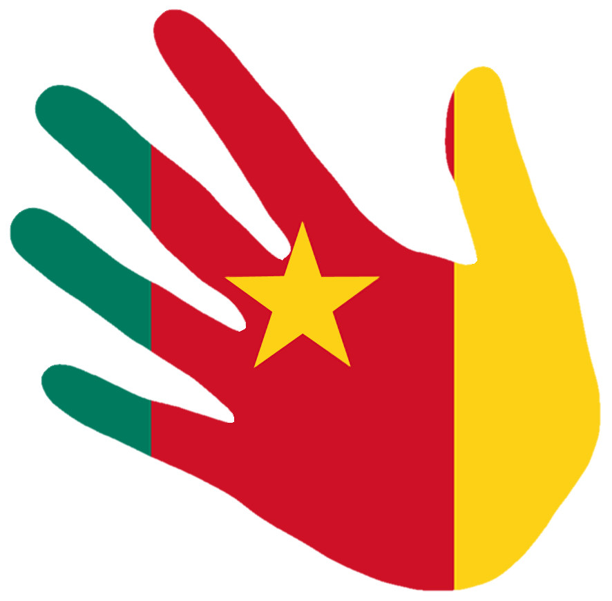 cameroun - 17x17cm - Sticker/autocollant