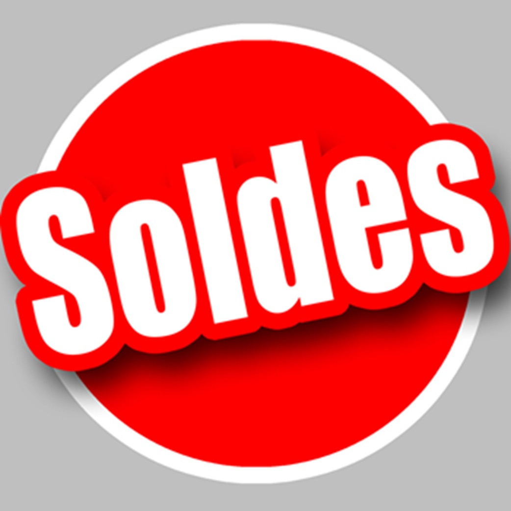 Soldes Rouge (20cm) Sticker/autocollant