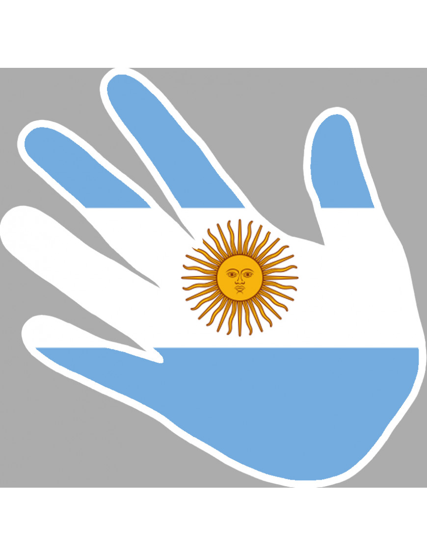 Argentine - 5x5cm - Sticker/autocollant