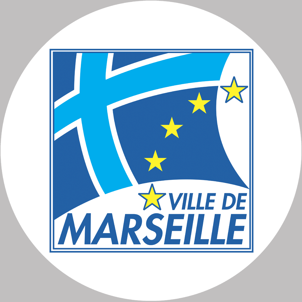 Marseille (20cm) - Sticker/autocollant