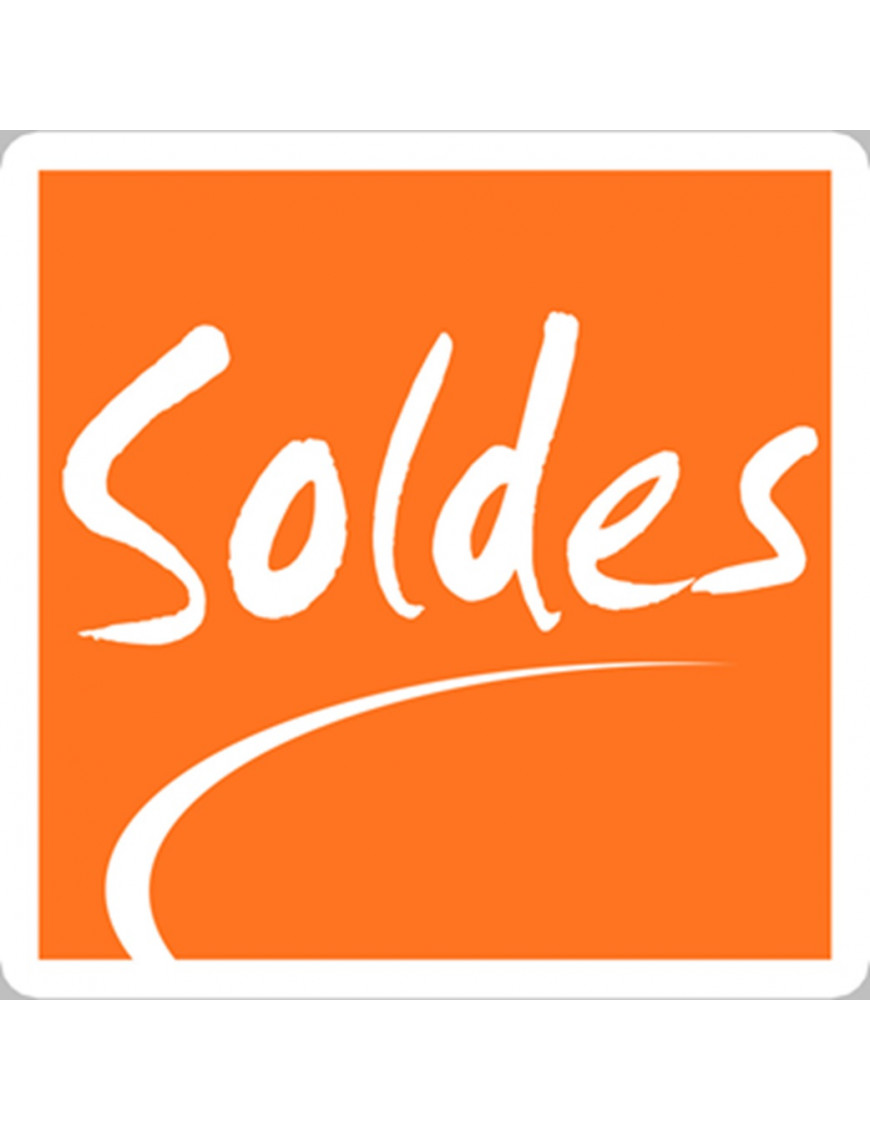 Soldes Carré Orange - 20cm - Sticker/autocollant