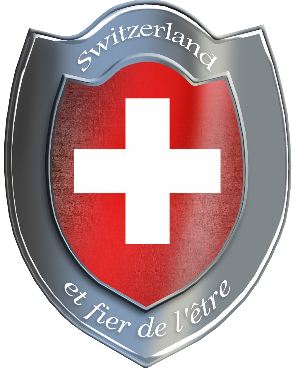 Suisse et fier de l'être - 5x4cm - Sticker/autocollant