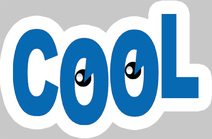 yeux cool - 15x9.5cm - Sticker/autocollant