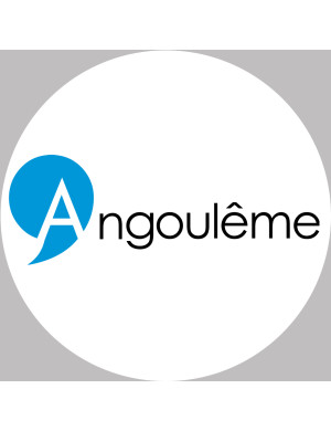 Angoulême (15cm) - Sticker/autocollant