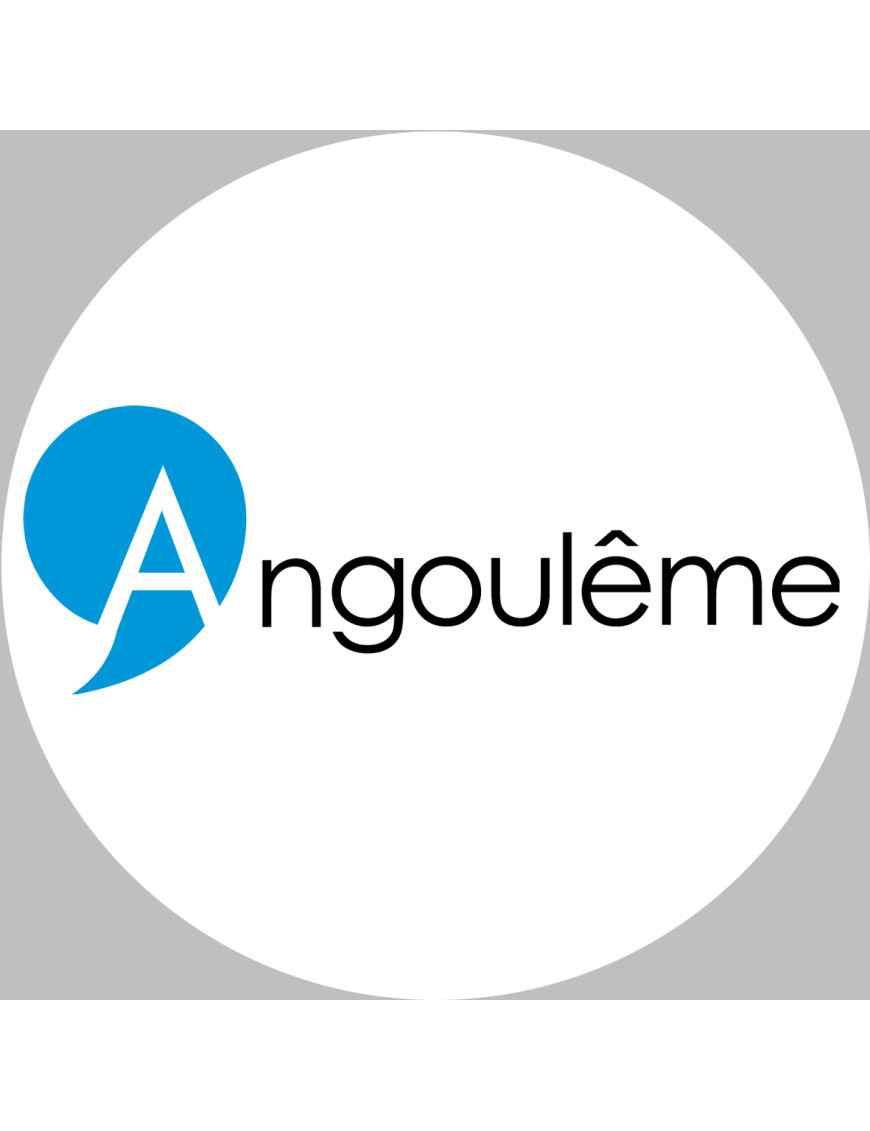 Angoulême (15cm) - Sticker/autocollant