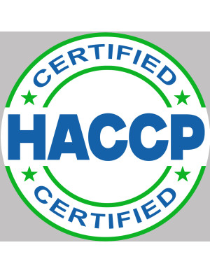 HACCP (20x20cm) - Sticker/autocollant