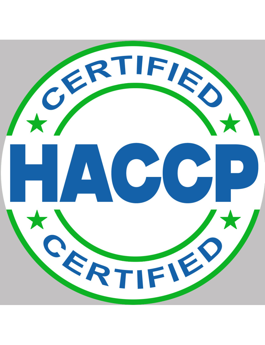 HACCP (10x10cm) - Sticker/autocollant