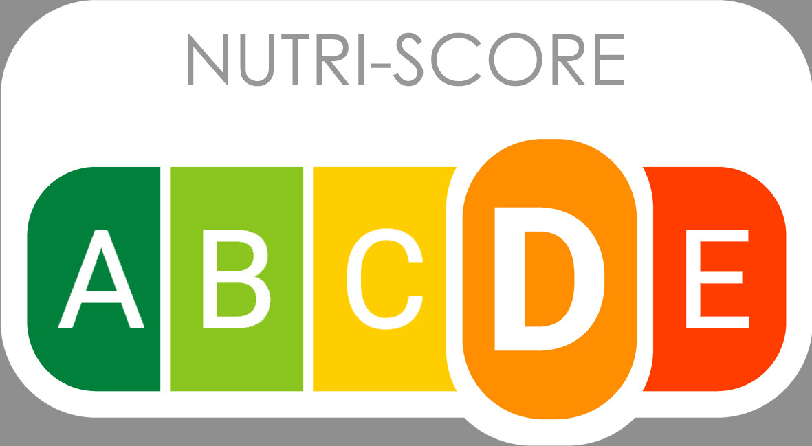 Nutri-score D (29x16cm) - Sticker/autocollant