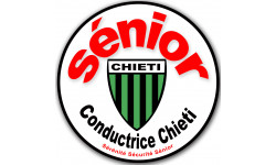 conducteur Sénior CHIETI - 15cm - Sticker/autocollant