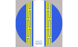 blason de la Haute Marne - 10cm -Sticker/autocollant