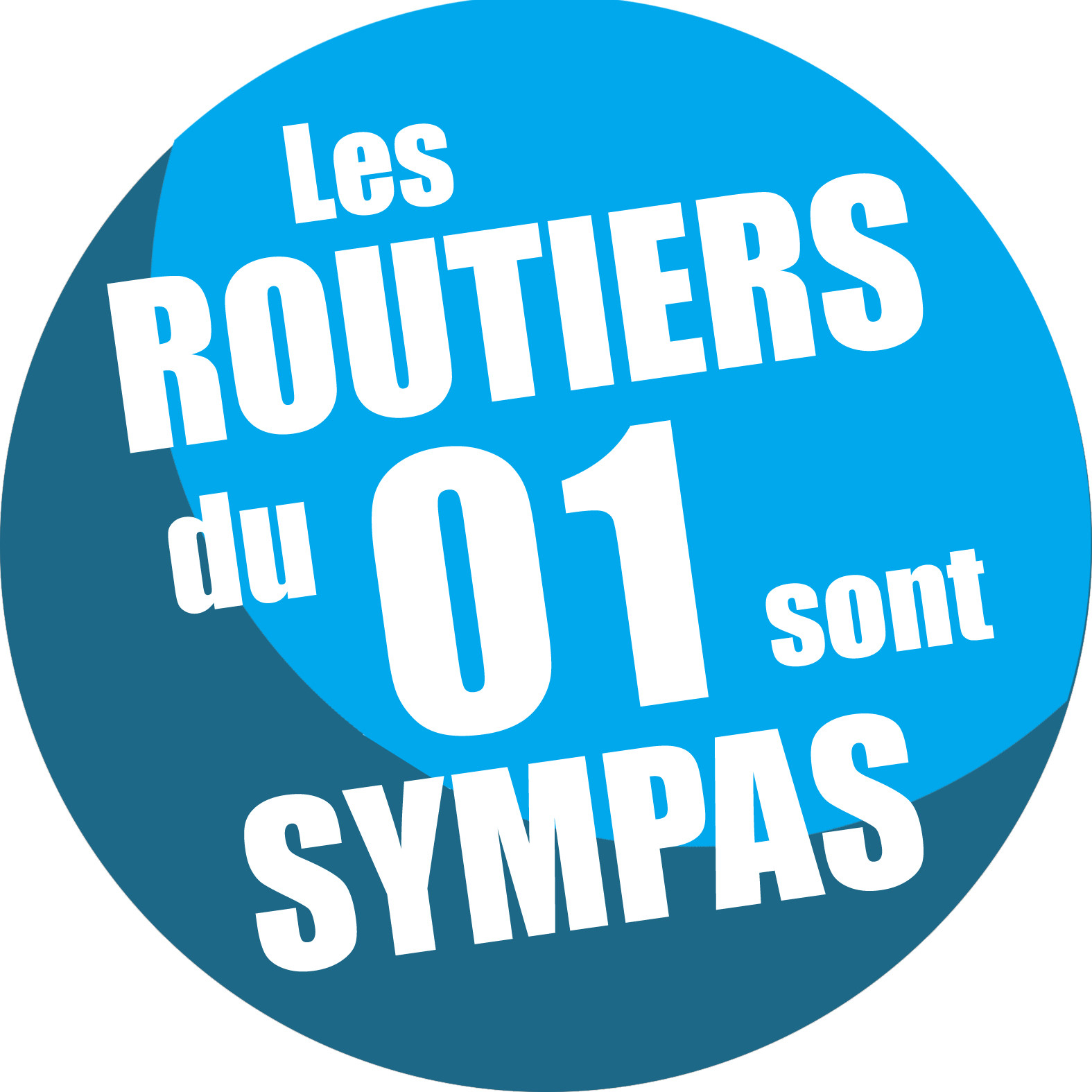 les routiers 01 de l'Ain - 20cm - Sticker/autocollant