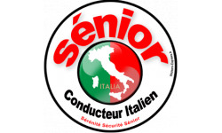 conducteur Sénior Italie - 10cm - Sticker/autocollant