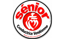 conductrice Sénior Vendéenne - 10cm - Sticker/autocollant