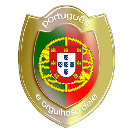 Portugais et fier de l'être - 10x7.7cm - Sticker/autocollant