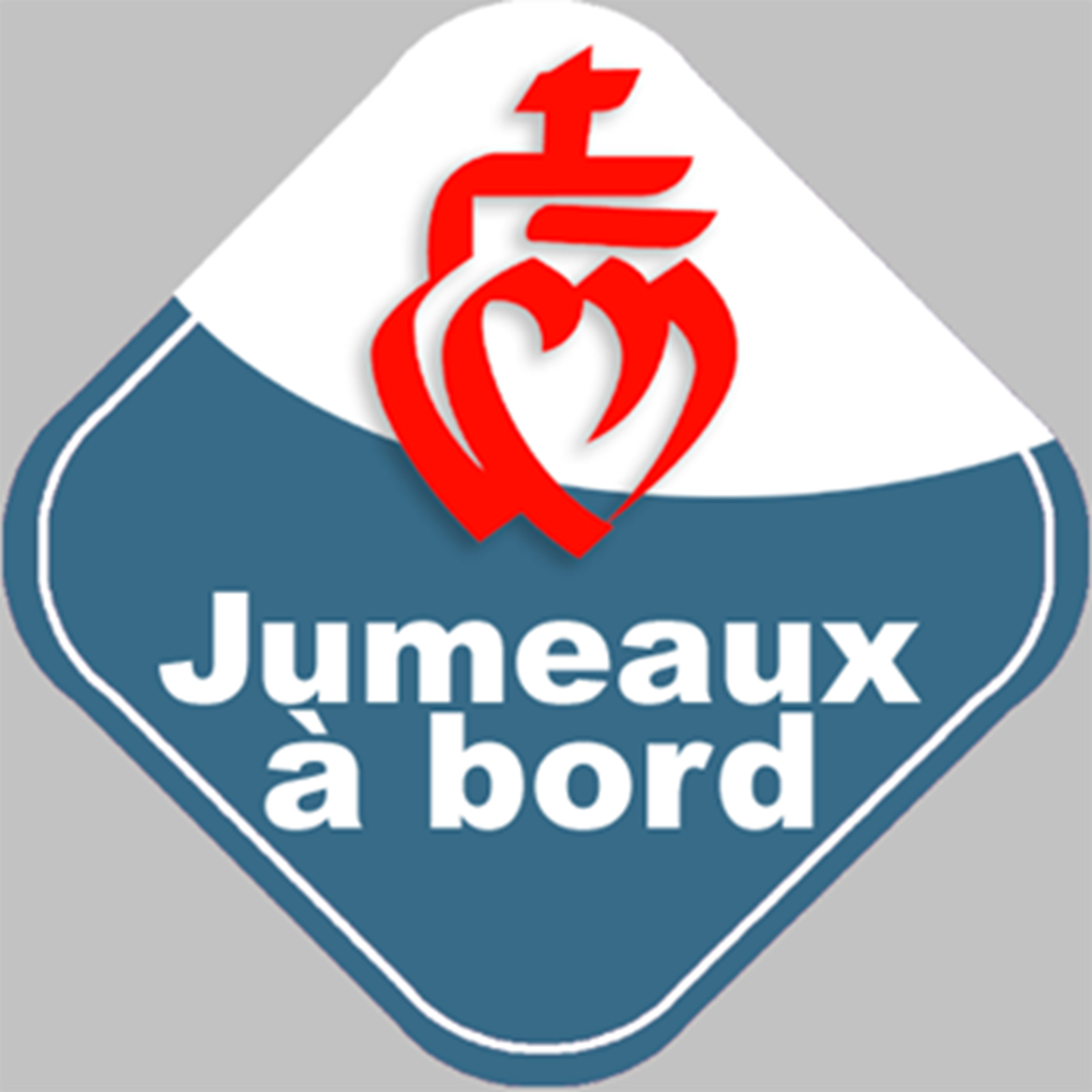 Jumeaux à bord vendéen - 15cm - Sticker/autocollant