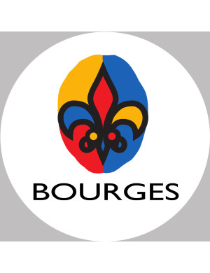 Bourges (20cm) - Sticker/autocollant