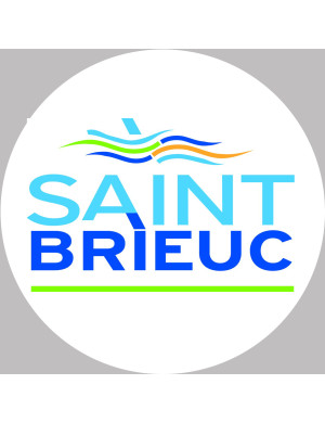 Saint-Brieuc (20cm) - Sticker/autocollant