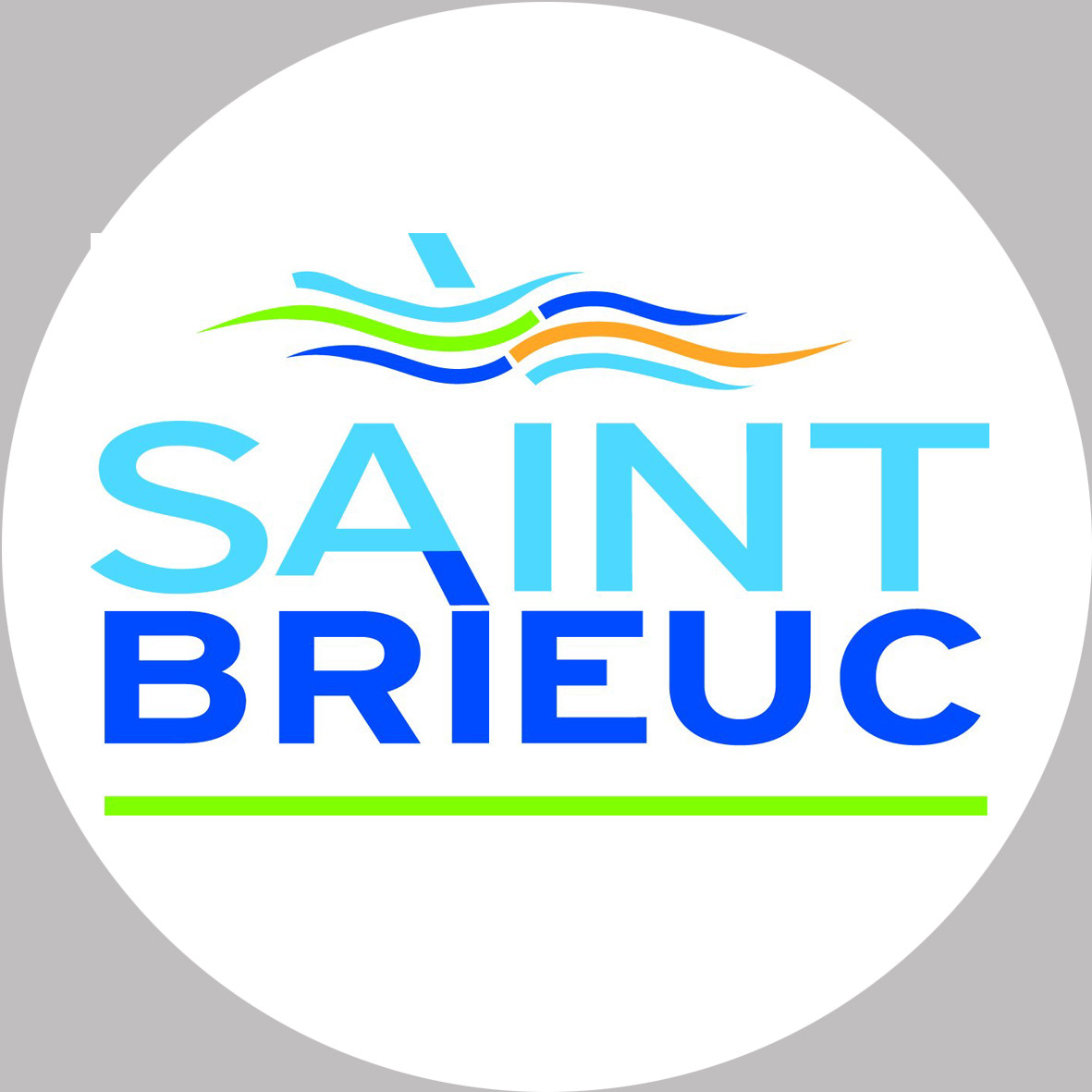 Saint-Brieuc (20cm) - Sticker/autocollant