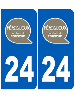 immatriculation Périgueux - Sticker/autocollant