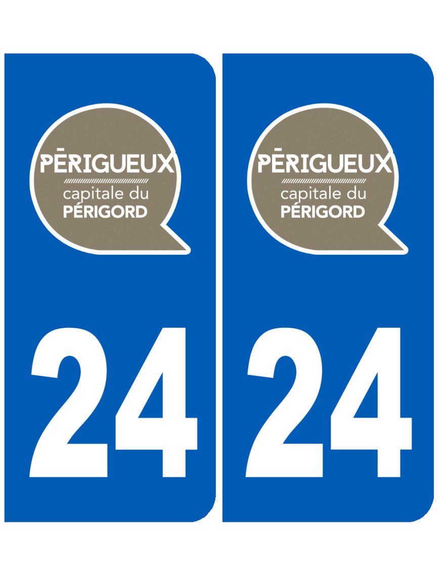 immatriculation Périgueux - Sticker/autocollant