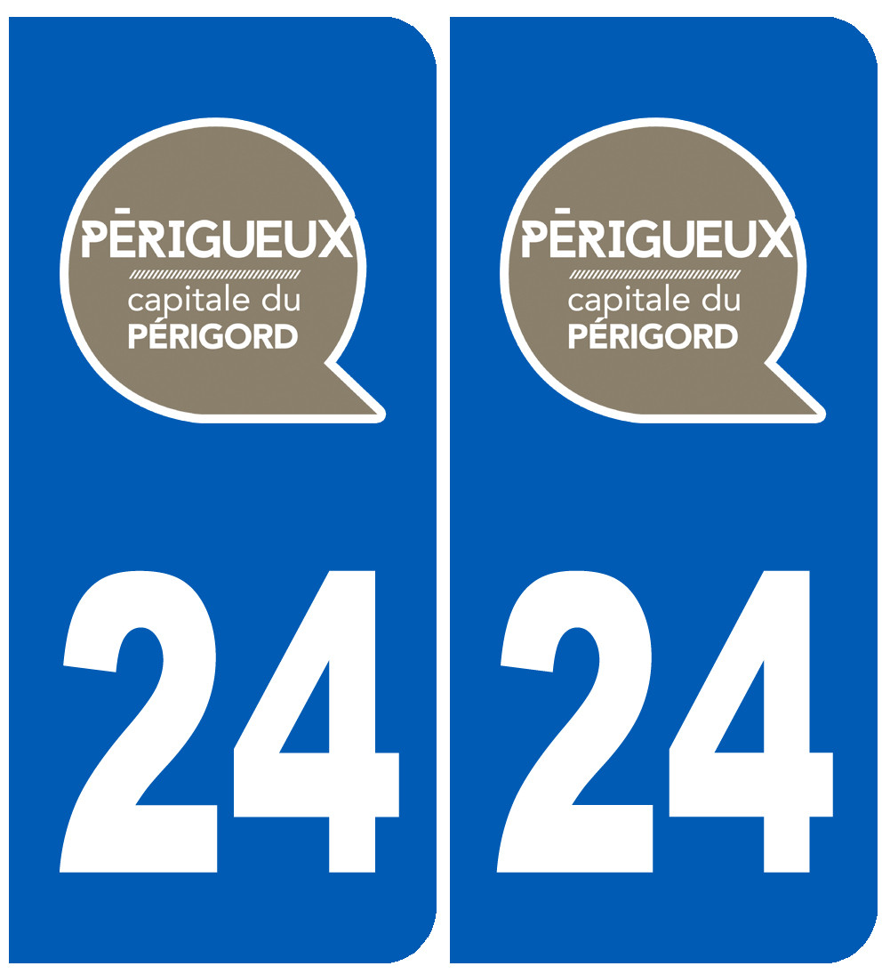 immatriculation Périgueux - Sticker/autocollant