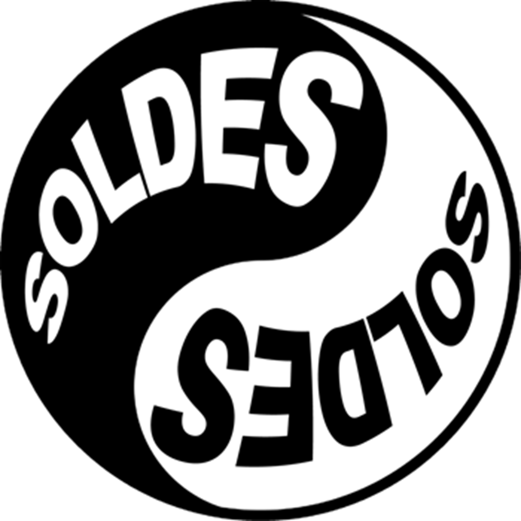 Soldes Yin Yang (20cm) - Sticker/autocollant