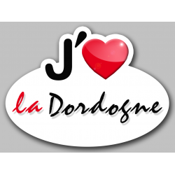 j'aime Valence (15x11cm) - Sticker/autocollant