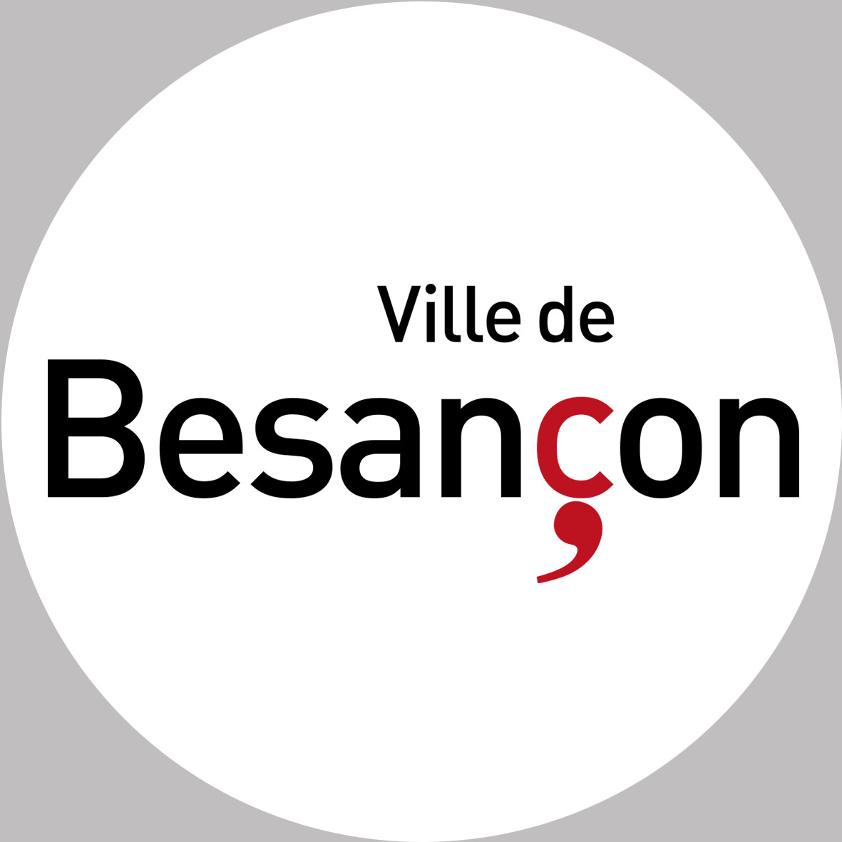 Besançon (20cm) - Sticker/autocollant