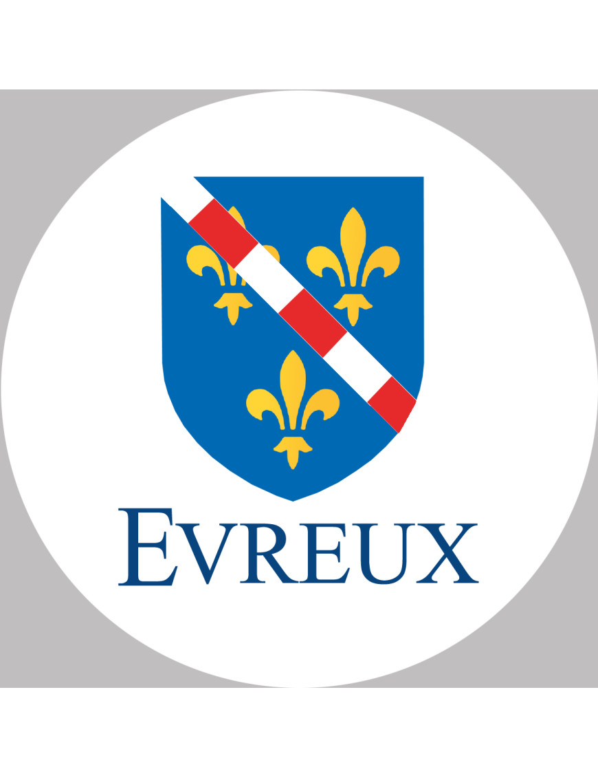 Évreux (5cm) - Sticker/autocollant