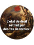 L'État de droit (15x15cm) - Sticker/autocollant