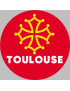 Toulouse (20x20cm) - Sticker/autocollant