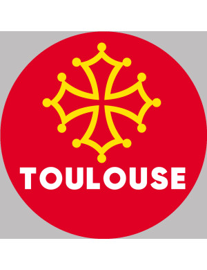 Toulouse (15x15cm) - Sticker/autocollant