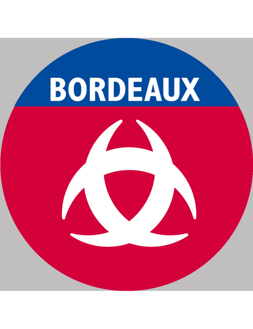 Bordeaux (20x20cm) - Sticker/autocollant