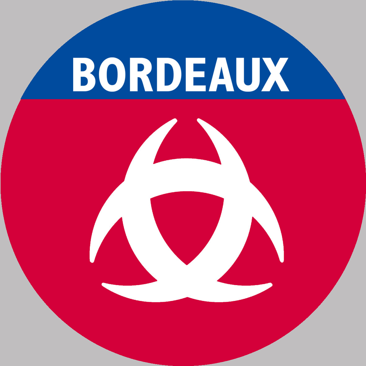 Bordeaux (20x20cm) - Sticker/autocollant