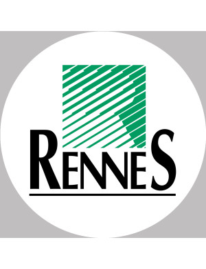 Rennes (15x15cm) - Sticker/autocollant