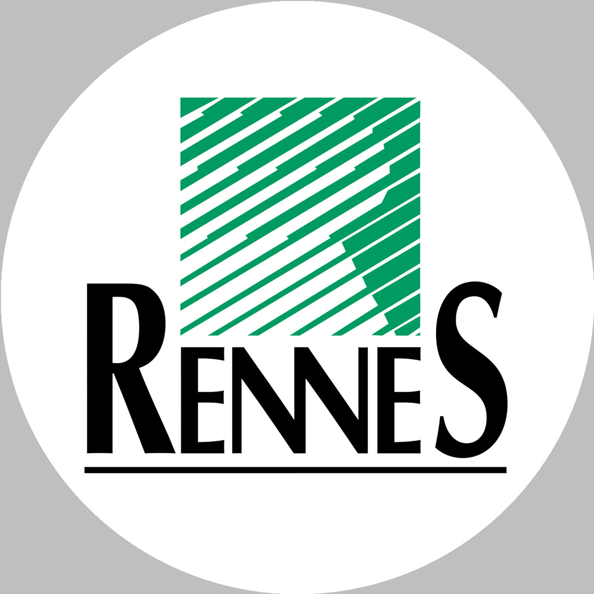 Rennes (15x15cm) - Sticker/autocollant