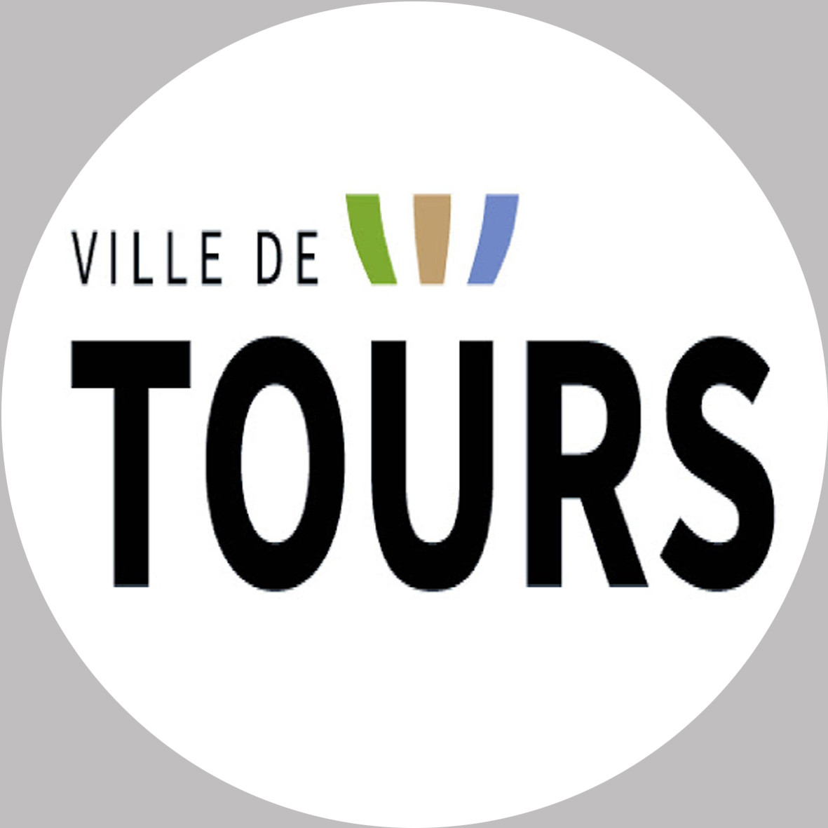 Tours (20x20cm) - Sticker/autocollant