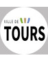 Tours (15x15cm) - Sticker/autocollant