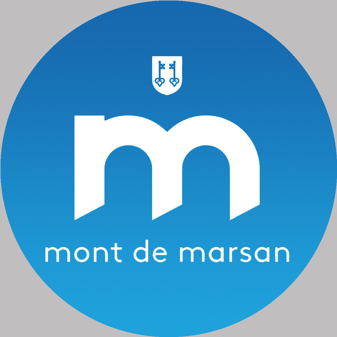 Mont-de-Marsan (20x20cm) - Sticker/autocollant